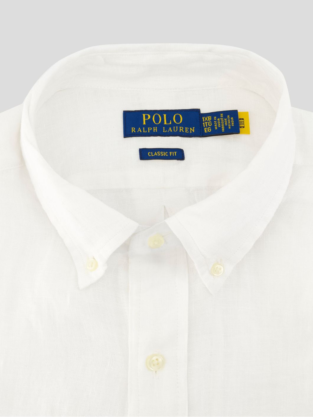 Chemise en Lin Grande Taille Blanc